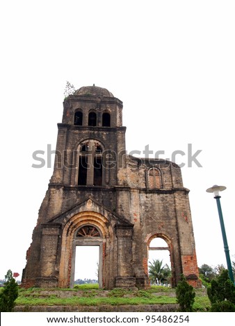War Evidence of Tam Toa Church Steeple, Vietnam