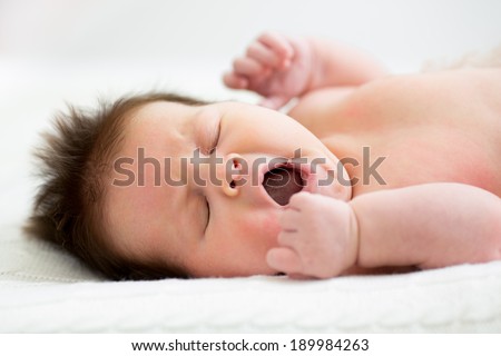 newborn baby sleeping
