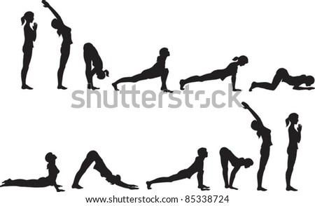 Yoga Sun Salutation Stock Photos, Images, & Pictures | Shutterstock