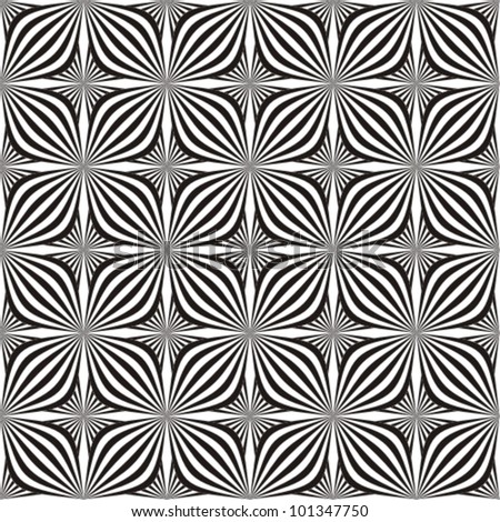 Design Seamless Monochrome Geometric Pattern Abstract Stock Vector ...