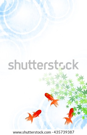 Goldfish Summer sympathy summer background