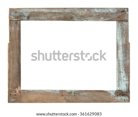 Wooden Window Frame Stock Royalty Free