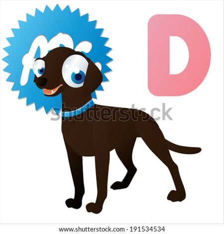 D Dog Stock Vector 96630739 - Shutterstock