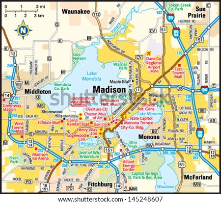 Madison Wi Map