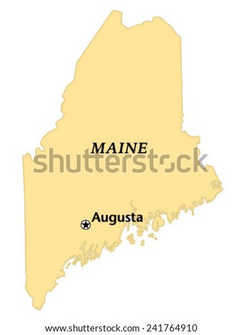 Augusta Maine Map