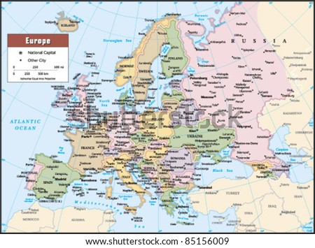 Europe Map Stock Photos, Images, & Pictures | Shutterstock