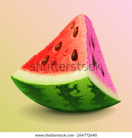 Watermelon piece