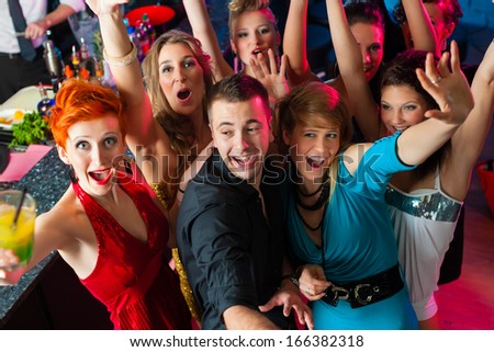 Young People Club Bar Drinking Cocktails Stock Photo 109403999 ...
