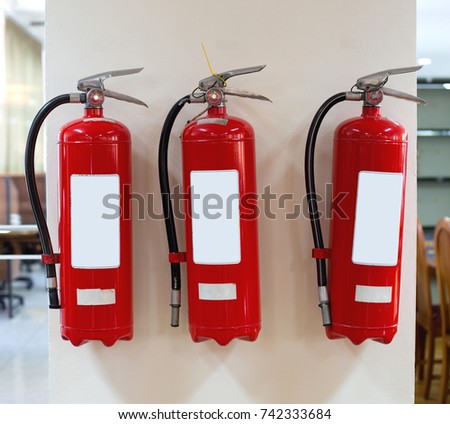 Fire Extinguishers Uk Colour Codes Stock Vector 9307234 - Shutterstock