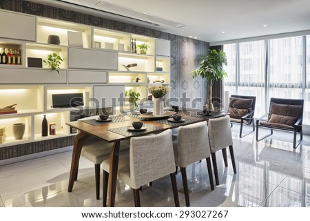 luxury dinning room interior