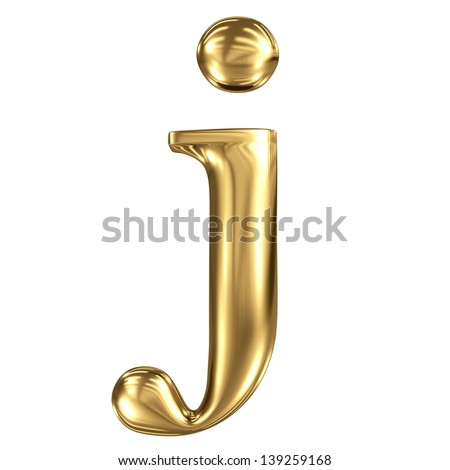 Golden Shining Metallic 3d Symbol Capital Stock Vector 220381351 ...