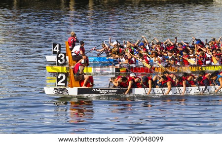 victoria dragon boat festival 2008 editorial stock image