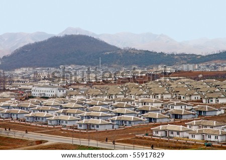 View Typical North Korea Village Stock Photo 55917829 - Shutterstock