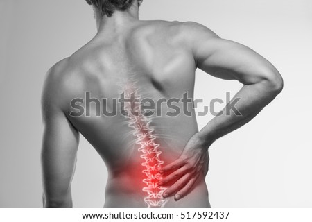Crampy low back pain in men