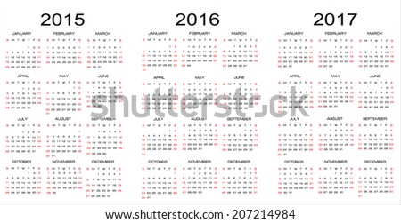 all years calendars