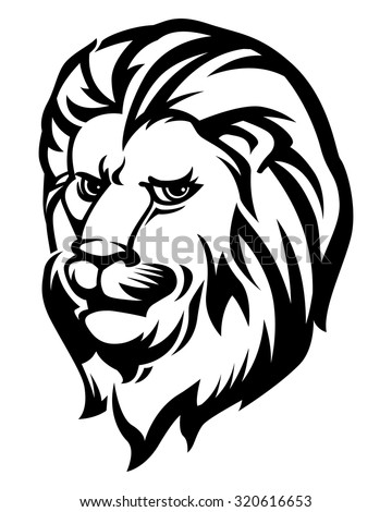 Lion Head Silhouette Stock Vectors, Images & Vector Art | Shutterstock