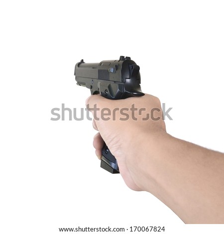 Hand Holding Gun Stock Images, Royalty-Free Images & Vectors | Shutterstock