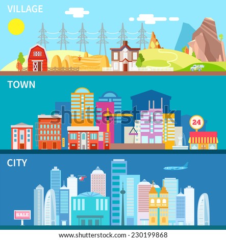 city or town city or town