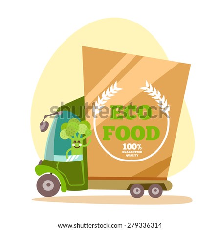 Cartoon Food Trucks Set Isolated On Stock Vector 279336308 - Shutterstock