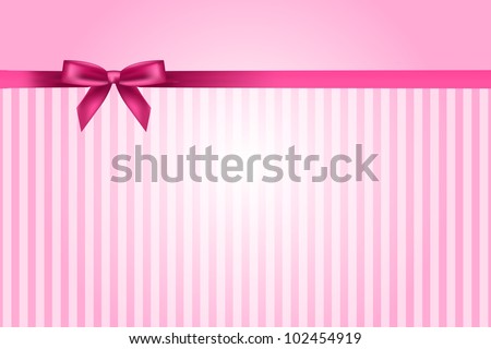 Vector Pink Background Bow เวกเตอร์สต็อก 102454919 - Shutterstock