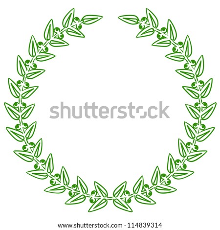 Frame Flowers Branches Leaves Petals Isolated Stock Photo 471981607