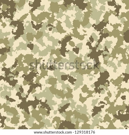 Vector Camouflage Pattern Stock Vector 129318176 - Shutterstock