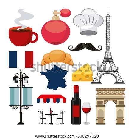 Resultado de imagem para símbolos da cultura francesa