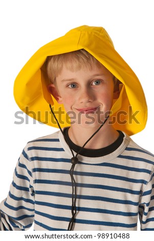 Yellow rain hat Yellow rain hat