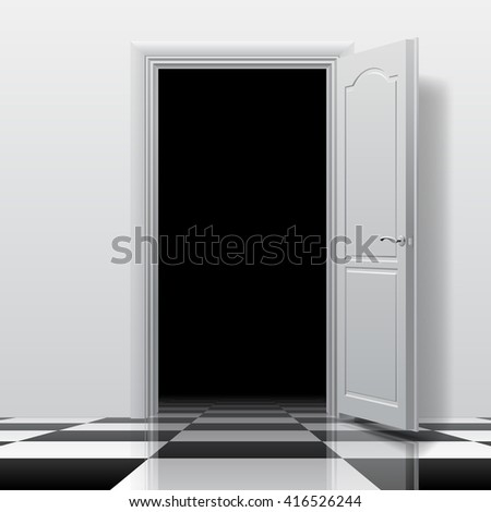 Open Door Black And White Open Door Black And White