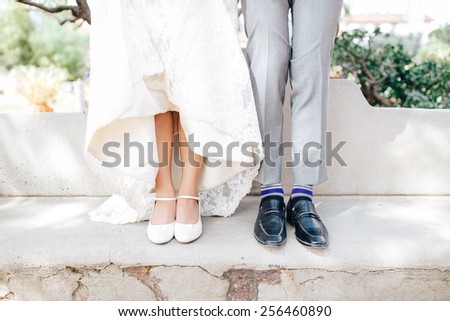 Bride and Groom's Shoes