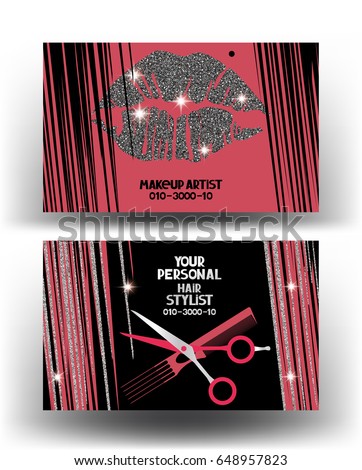 makeup artist bussiness cards