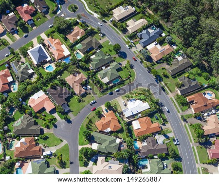 Aerial image of house Aerial image of house