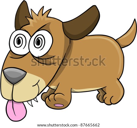 Crazy Dog Stock Illustrations & Cartoons | Shutterstock