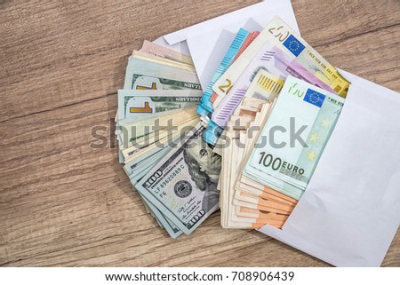 envelope of money