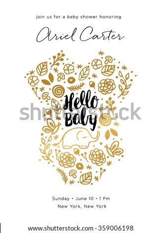 Baby Shower Invite Design