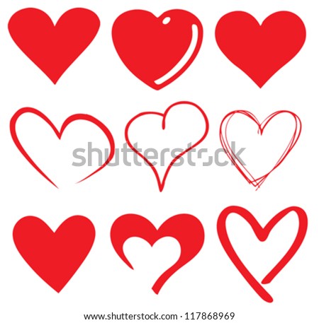 Download Cute Heart Tshirt Graphics Stock Vector 117868969 ...