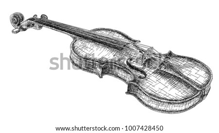  Violin Drawing Stock Images Royalty-Free Images Vectors Shutterstock