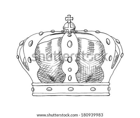 Crown Sketch Stock Images, Royalty-Free Images & Vectors | Shutterstock