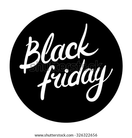 Black Friday Round Icon 스톡 벡터 326322656 - Shutterstock