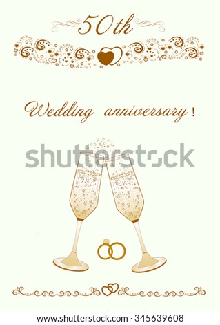 50th Wedding  Anniversary  Stock Images  Royalty Free Images  