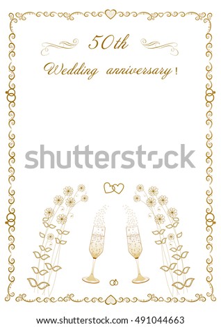  50th  Wedding  Anniversary  Stock Images Royalty Free  Images 