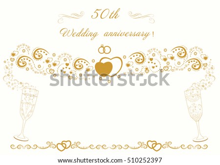  Wedding  Anniversary  Invitation Stock Images  Royalty Free 