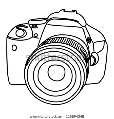 Slr Camera Stock Vectors & Vector Clip Art | Shutterstock