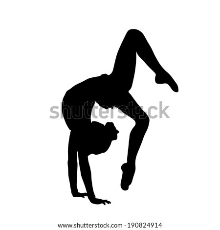 Gymnastics Silhouette Stock Photos, Images, & Pictures | Shutterstock