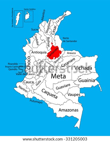 Santander Colombia Mapa - SEO POSITIVO