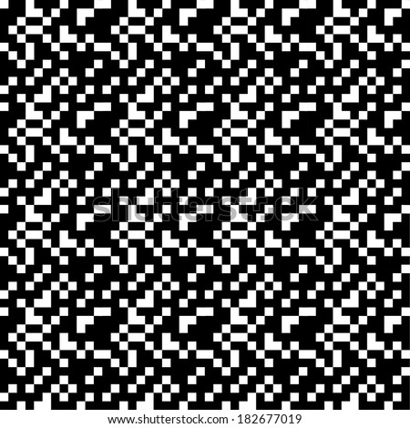 Black White Pixel Pattern เวกเตอร์สต็อก 182677019 - Shutterstock