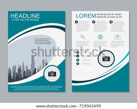 modern rollup abstract geometric style business stock vector