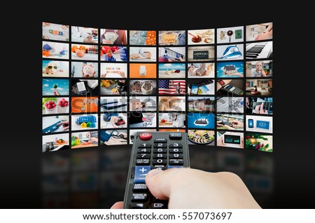 Multimedia video wall television broadcast. multimedia wall television video broadcast advertising background broadcasting concept