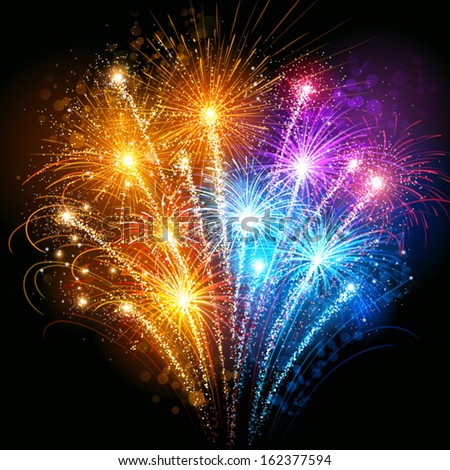 Colorful fireworks