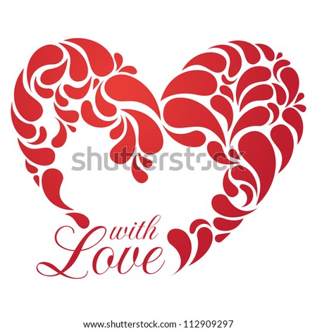 Love Design 8 Vector heart illustration for romantic design. EPS 8.